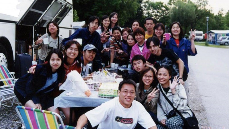 學聯歐洲巴士團90年代相片